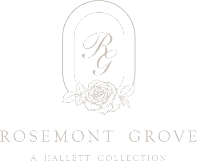 Rosemont Grove logo — A Hallett Collection